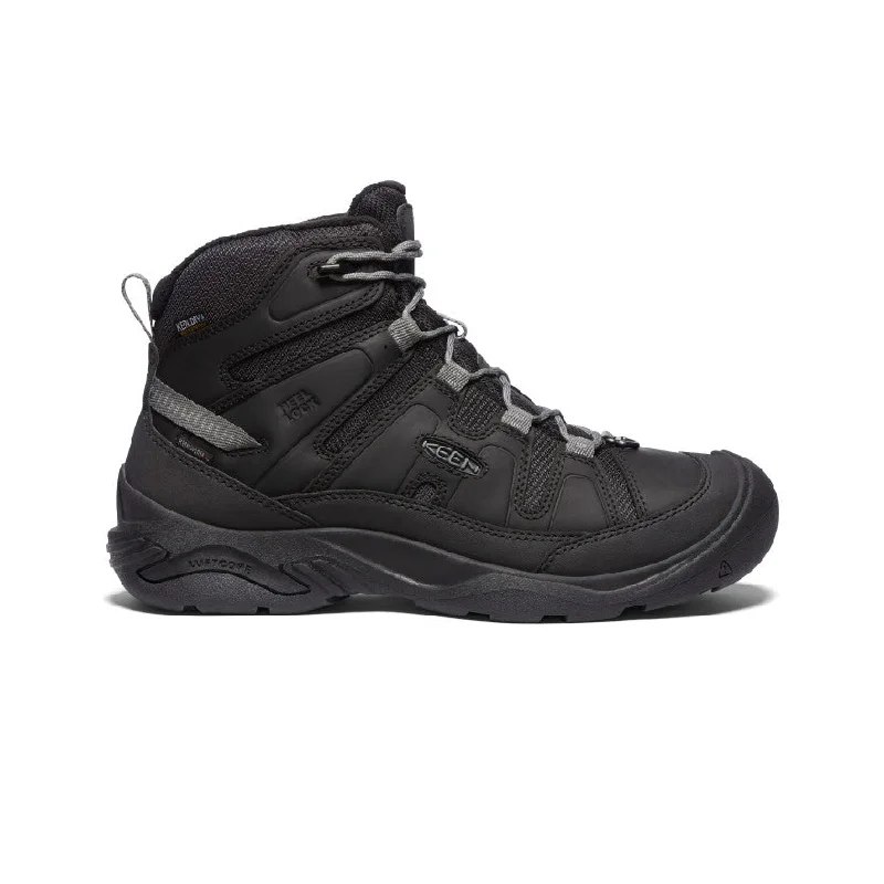 Comfortable Sports Shoes For Hiking Men's Circadia Polar Waterproof Boot  |  Black/Steel Grey