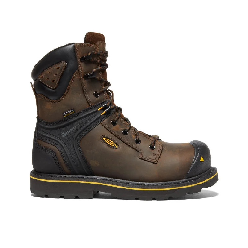 Comfortable Sandals For Winter Men's CSA Abitibi II Waterproof Boot (Carbon Toe)  |  Cascade Brown/Black