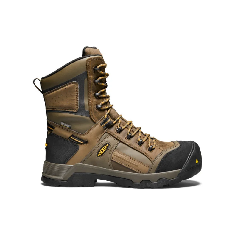 Trendy Running Footwear For Sale Men's CSA Davenport 8" Insulated Waterproof Boot  |  Dark Earth/Inca Gold