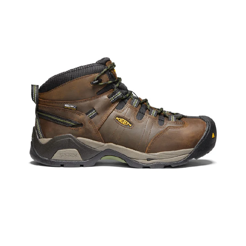 Comfortable Hiking Boots For Winter Men's Detroit XT Waterproof Boot (Steel Toe) | Cascade Brown/Bronze Green Comfortable Hiking Boots For Winter Men's Detroit XT Waterproof Boot (Steel Toe) | Cascade Brown/Bronze Green