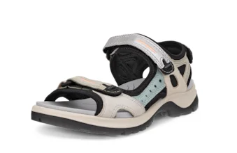 Comfortable Work Sandals Men's Ecco Offroad Sandal 822083-52334 Color:  Multicolor Sage