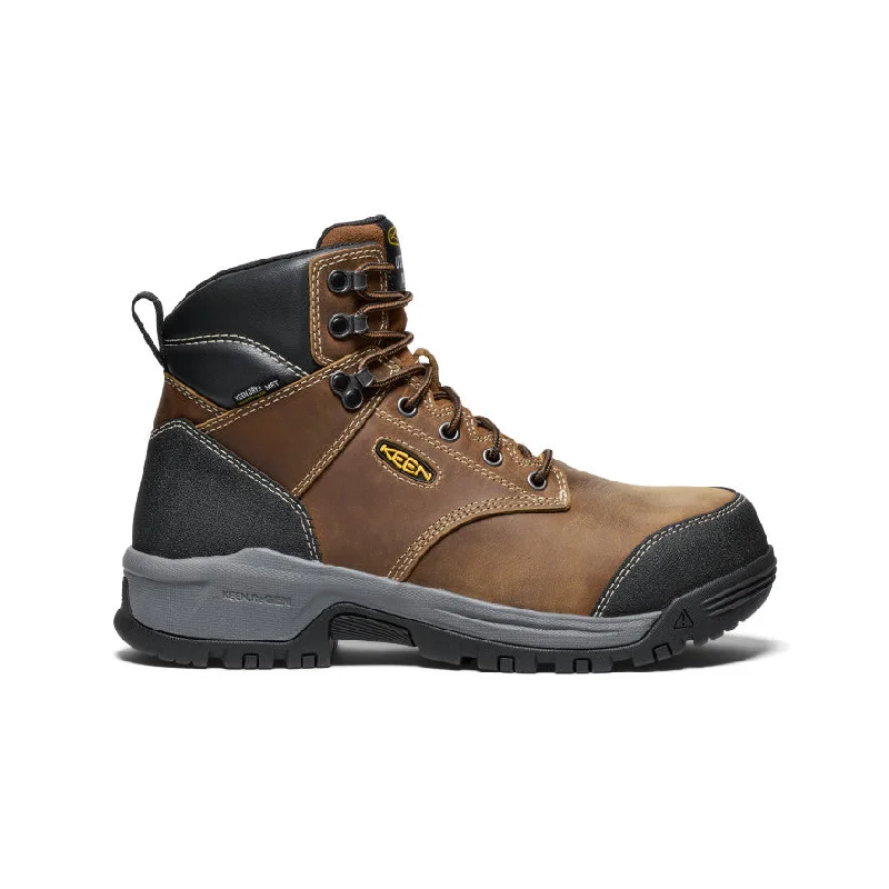 Winter Shoes For Sale Men's Evanston 6" Waterproof Boot INT MET (Carbon Toe) | Bison/Black Winter Shoes For Sale Men's Evanston 6" Waterproof Boot INT MET (Carbon Toe) | Bison/Black