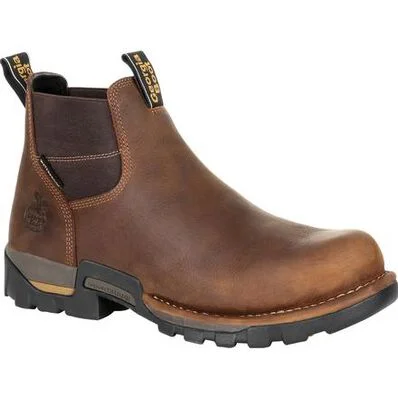 Comfortable Running Shoes For Sale Georgia Boot Men's Eagle One Waterproof Chelsea Work Boot