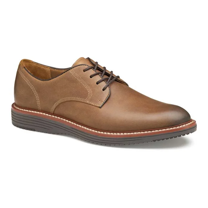 Comfortable Hiking Sandals Online Mens Johnston & Murphy Upton Plain Toe in Tan