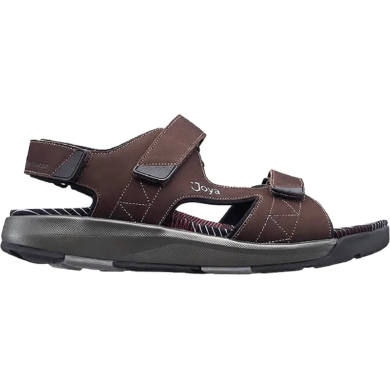 Formal Leather Shoes Men's Joya Alexander Dark Brown Nubuck