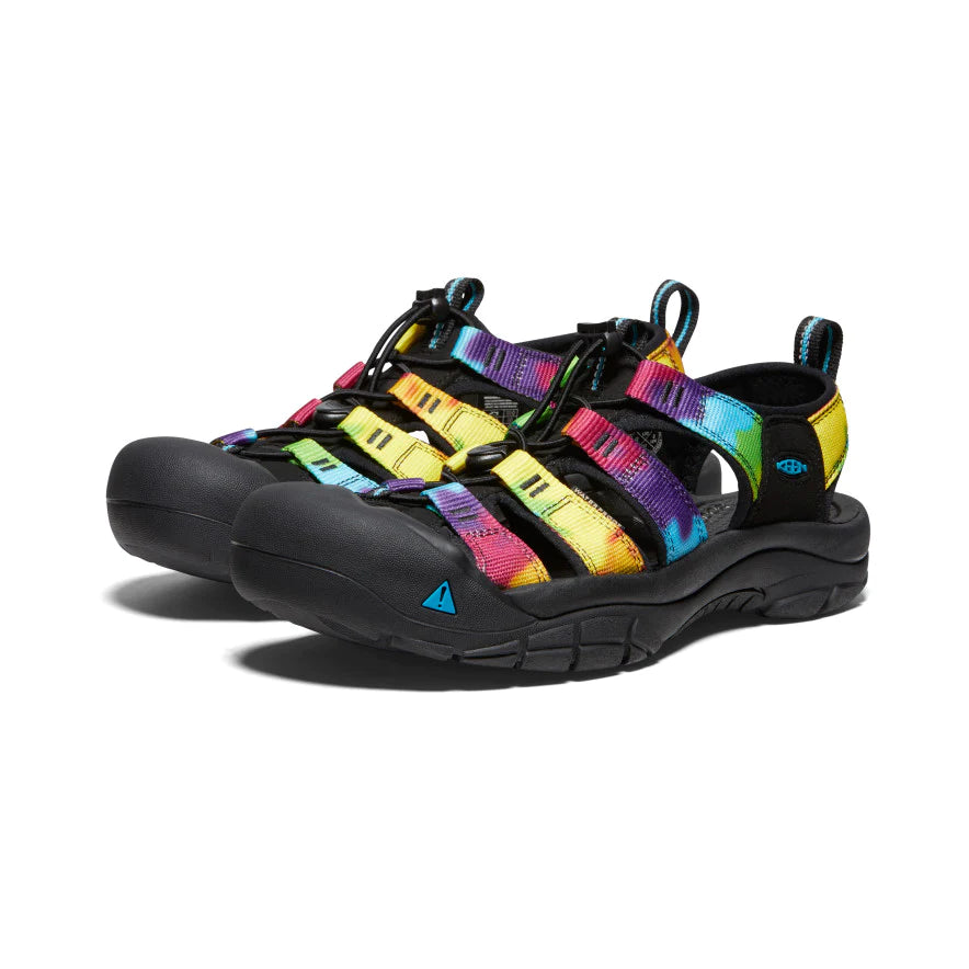 Comfortable Dress Shoes Men's Keen Newport Retro Color: Original Tie Dye
