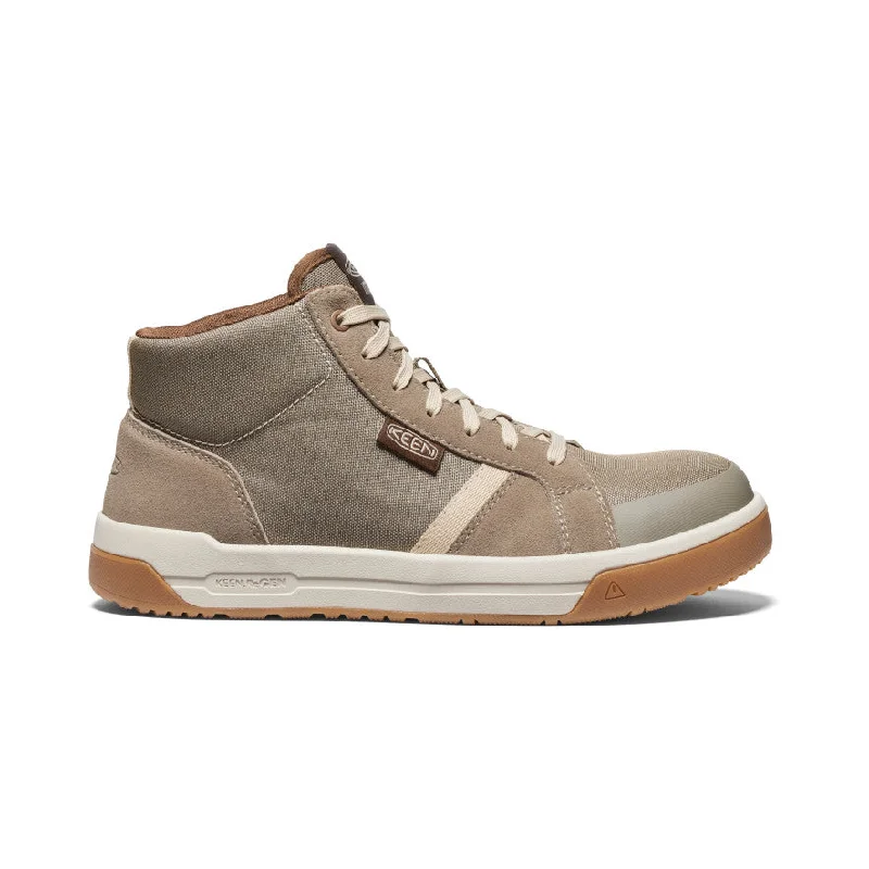 Comfortable Hiking Boots Online Sale Men's Kenton Mid Work Shoe (Carbon Toe) | Brindle/Gum Comfortable Hiking Boots Online Sale Men's Kenton Mid Work Shoe (Carbon Toe) | Brindle/Gum