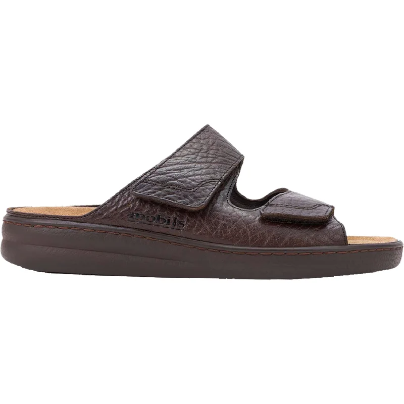 Durable Outdoor Shoes Men's Mephisto James Dark Brown Leather