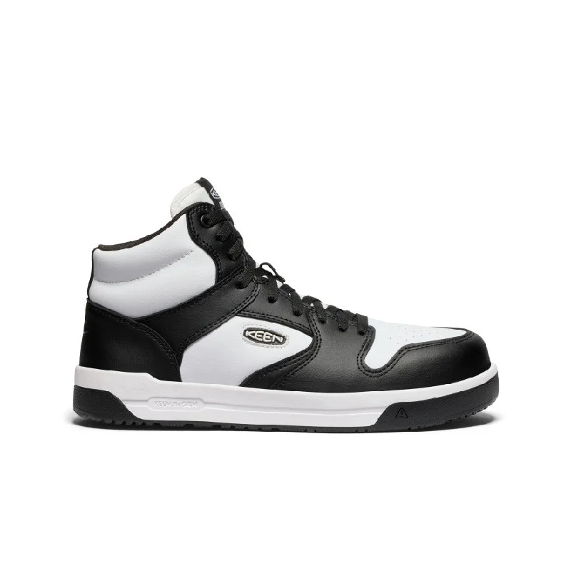 Comfortable Snow Sneakers For Sale Men's Overton Mid Work Shoe (Carbon Toe) | Star White/Black Comfortable Snow Sneakers For Sale Men's Overton Mid Work Shoe (Carbon Toe) | Star White/Black