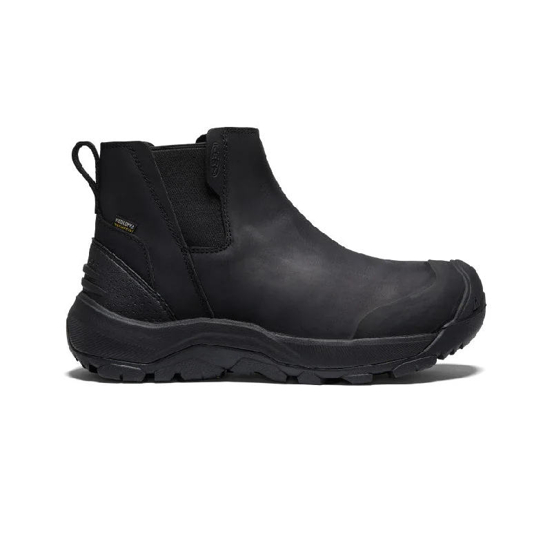 Stylish Running Shoes Sale Men's Revel IV Waterproof Chelsea  |  Black/Black