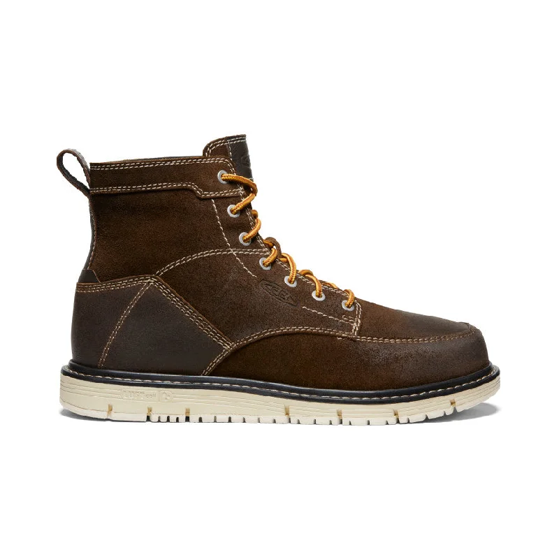 Trendy Hiking Footwear Sale Men's San Jose 6" Boot (Soft Toe) | Coffee Bean/Star White Trendy Hiking Footwear Sale Men's San Jose 6" Boot (Soft Toe) | Coffee Bean/Star White
