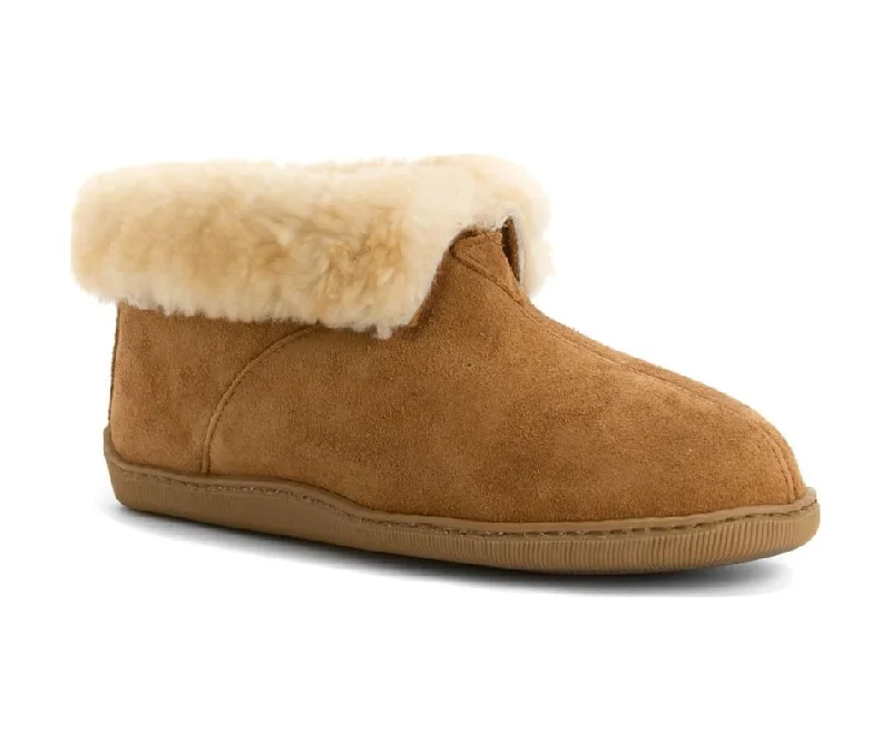 Comfortable Leather Footwear Men's Sheepskin Ankle Boot