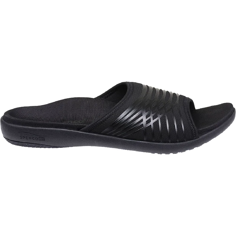 Comfortable Hiking Boots Online Men's Spenco Thrust Black Synthetic