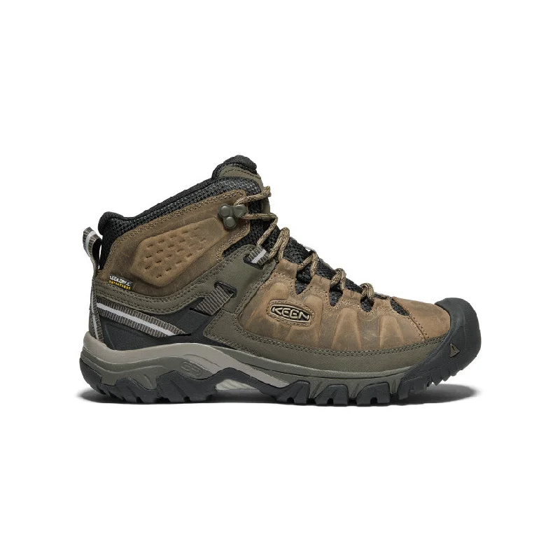 Fashionable Ankle Boots Men's Targhee III Waterproof Mid  |  Bungee Cord/Black