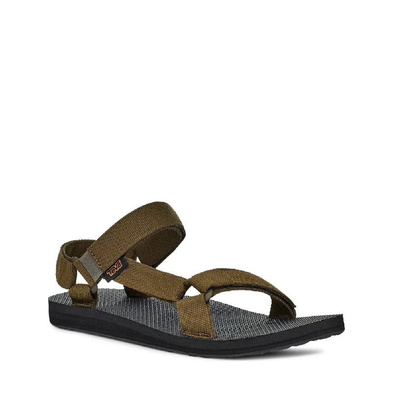 Stylish Running Shoes Sale Men's Teva Original Universal Color: Dark Olive