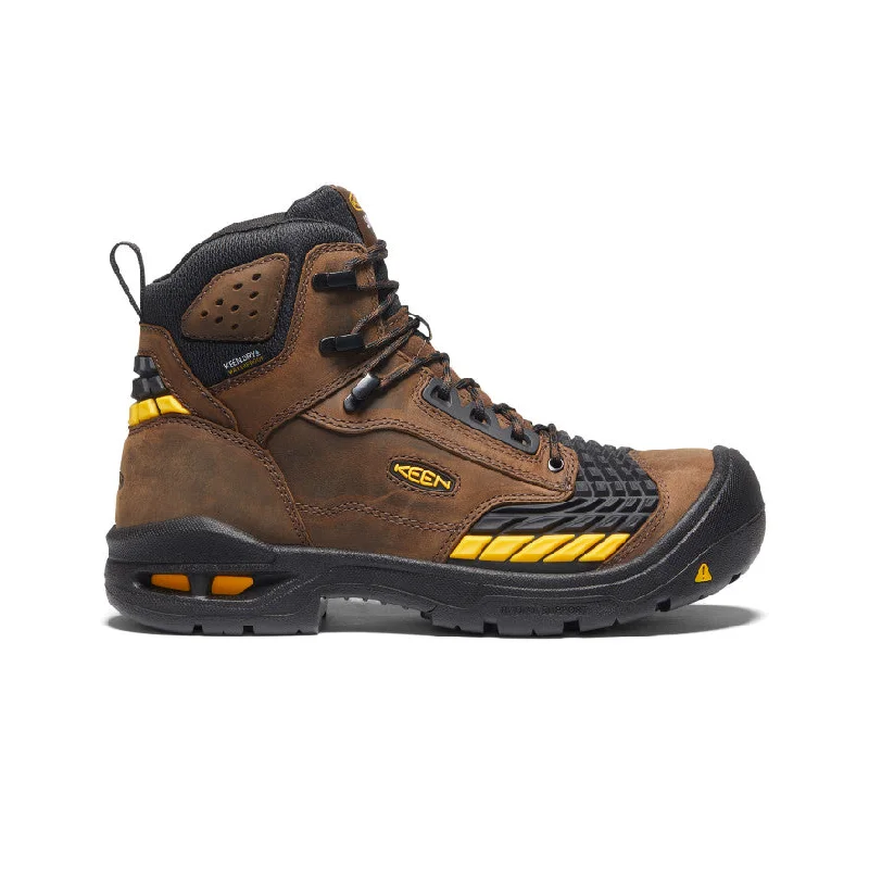 Comfortable Dress Shoes Men's Troy 6" Waterproof Boot (Carbon Toe) | Dark Earth/Black Comfortable Dress Shoes Men's Troy 6" Waterproof Boot (Carbon Toe) | Dark Earth/Black
