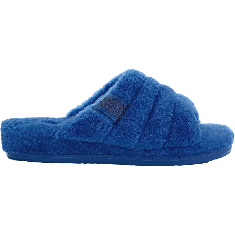 Best Running Sneakers Men's UGG Fluff You Classic Blue Wool