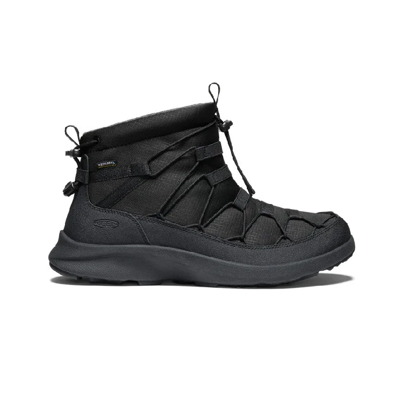 Durable Hiking Footwear For Sale Men's UNEEK SNK Waterproof Chukka  |  Triple Black/Black