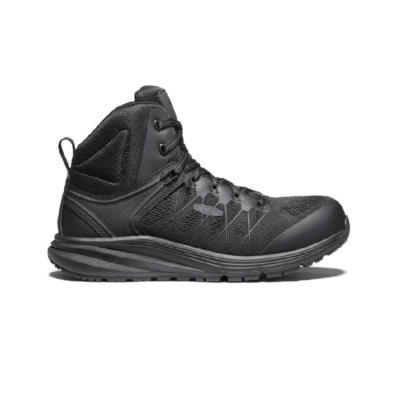 Comfortable Hiking Sandals Online Men's Vista Energy Mid (Carbon Toe)  |  Black/Raven