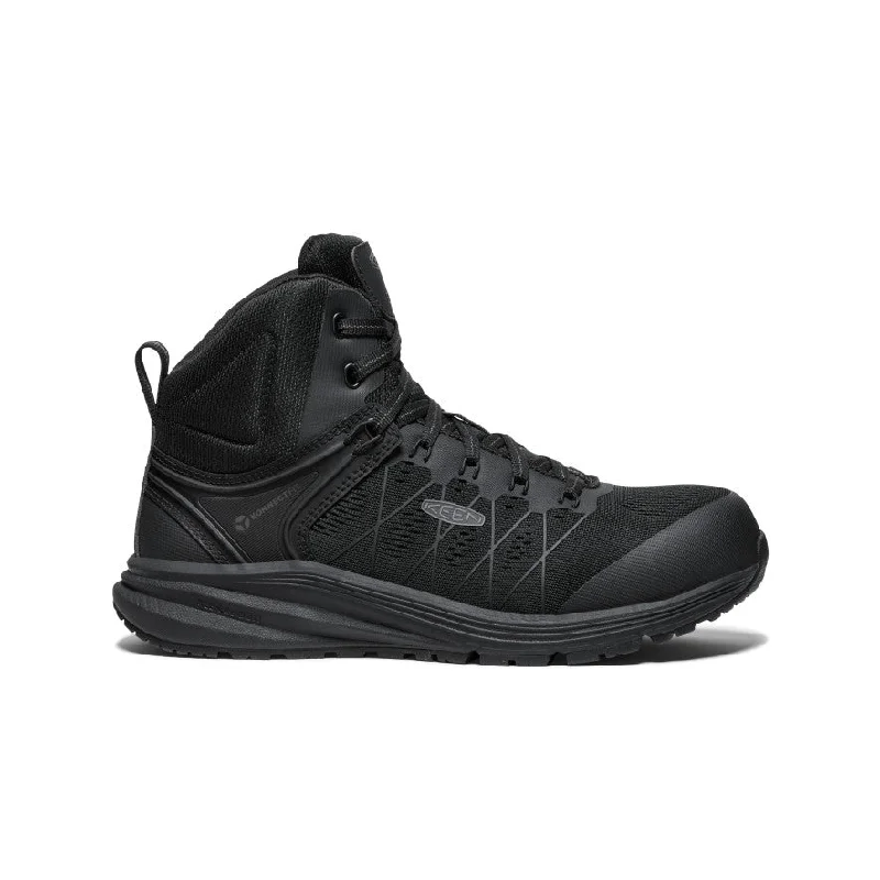 Best Outdoor Running Shoes Men's Vista Energy Mid ESD (Carbon Toe)  |  Black/Black