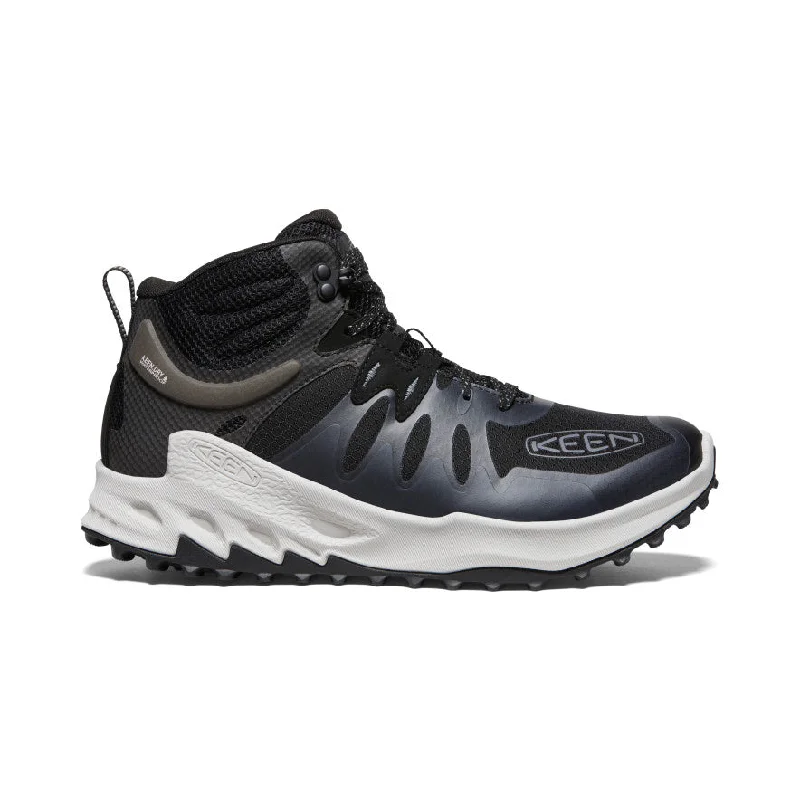 Comfortable Snow Boots For Hiking Men's Zionic Waterproof Hiking Boot  |  Black/Steel Grey