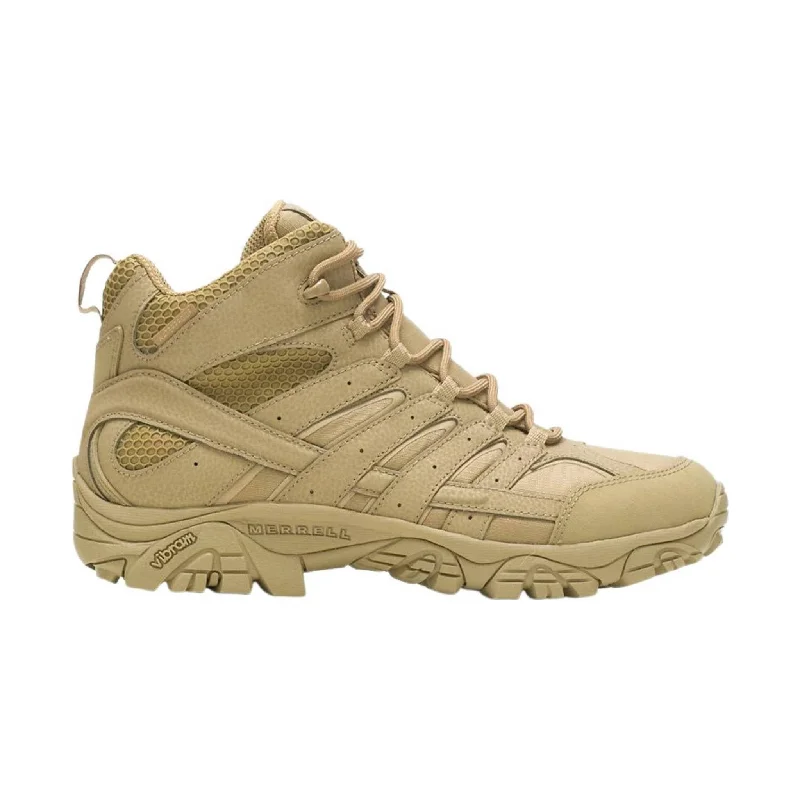 Comfortable Hiking Sandals Online Sale Merrell Men's Moab 2 Mid Tactical Waterproof Boot - Coyote - ONLINE STORE CREDIT/EXCHANGE ONLY