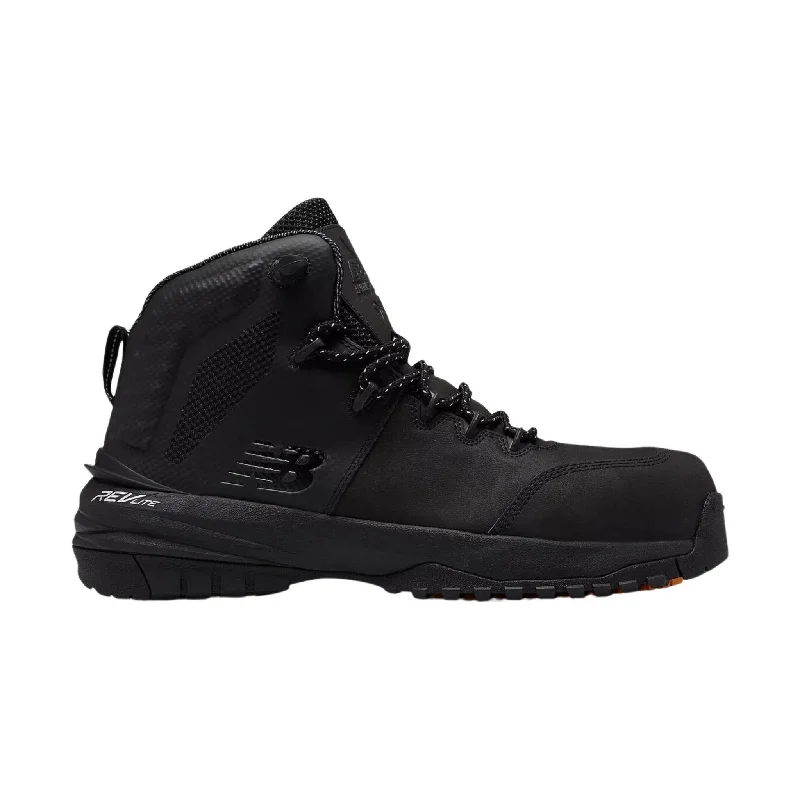 Comfortable Hiking Sandals Online New Balance Men's Athletic Mid Composite Toe Work Boot - Black
