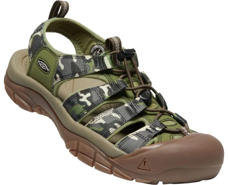 Comfortable Leather Boots Keen Men's Newport H2 Camo/Olive Drab 1025998