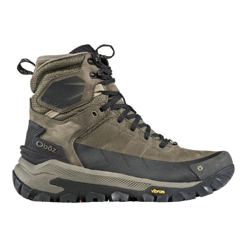 Sporty Walking Boots Men's Bangtail Mid Insulated Waterproof