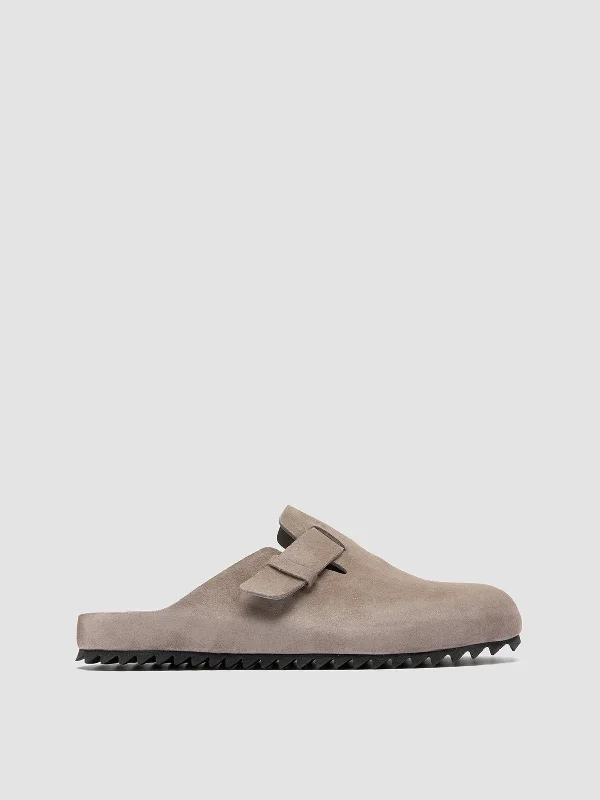 Comfortable Athletic Shoes AGORÀ 004 - Gray Suede Sandals