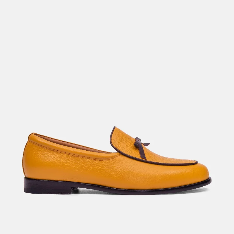 Comfortable Hiking Sandals For Sale Odell Mustard Leather Belgian Loafers