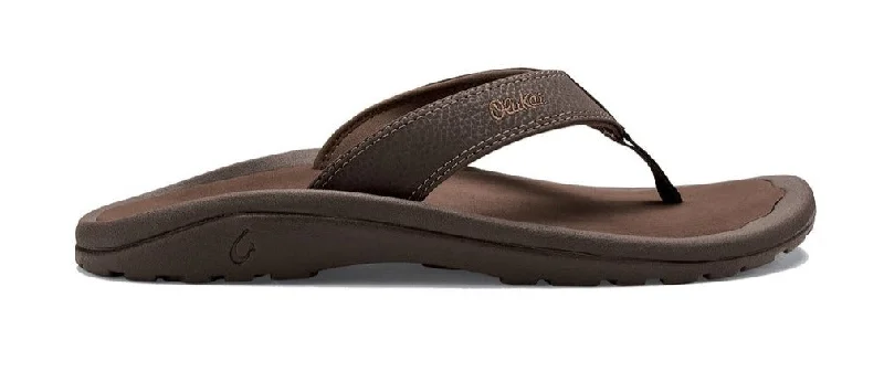 Comfortable Leather Footwear For Sale OluKai - (A1123) OHANA (Dark Java/Ray)
