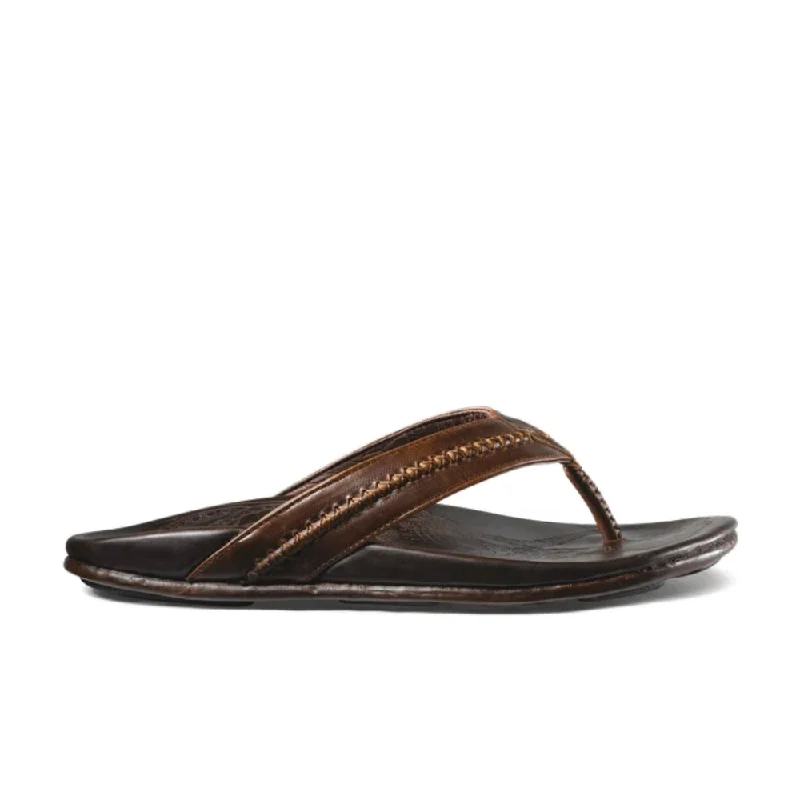 Comfortable Dress Flats Olukai Men's Mea Ola - Dark Java