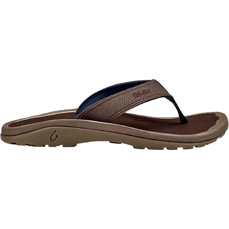 Stylish Running Footwear For Sale Men's OluKai Ohana Dark Wood/ Dark Wood Synthetic