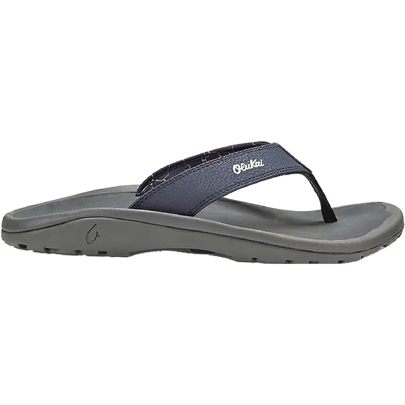 Outdoor Running Shoes Men's OluKai Ohana Blue Depth/Dark Shadow Synthetic
