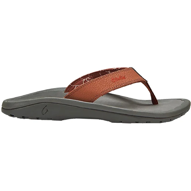 Sporty Running Shoes Men's OluKai Ohana Coconut Husk/Island Salt Synthetic