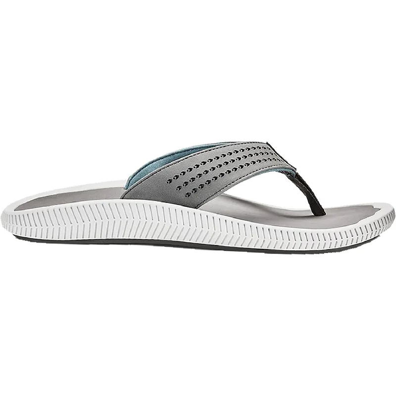 Slip-On Shoes For Men Men's OluKai Ulele Stone Synthetic