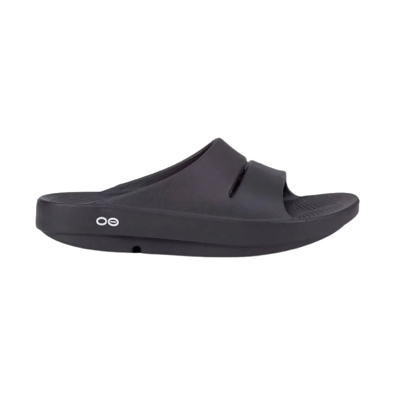 Stylish Outdoor Boots For Sale OOfos OOahh Slide - Black