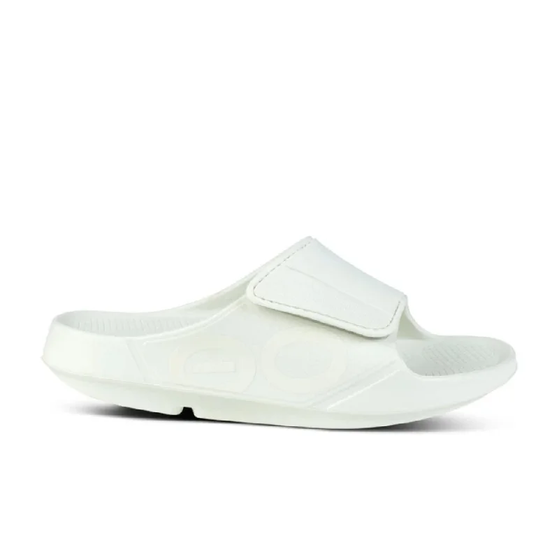 Stylish Running Sneakers OOFOS OOahh Sport Flex Slide - Cosmic Gray