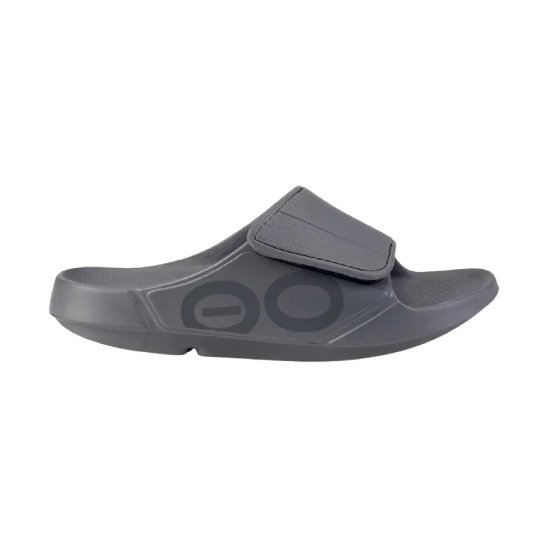 Comfortable Lace-Up Sneakers For Sale OOfos OOahh Sport Flex Slide - Slate