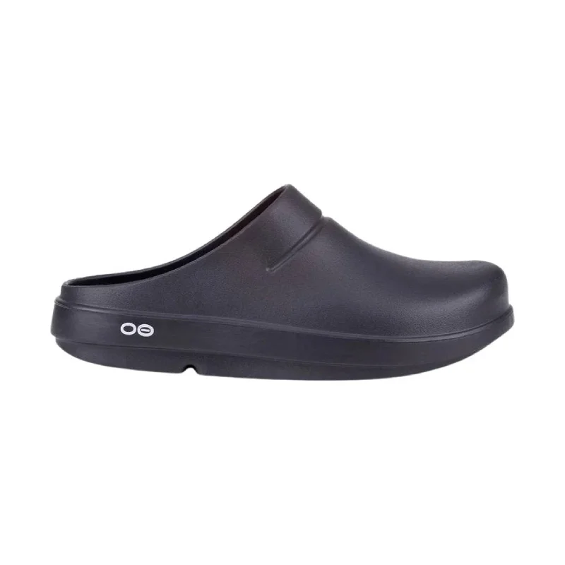 Comfortable Hiking Footwear Online Sale OOfos OOcloog Clog - Black