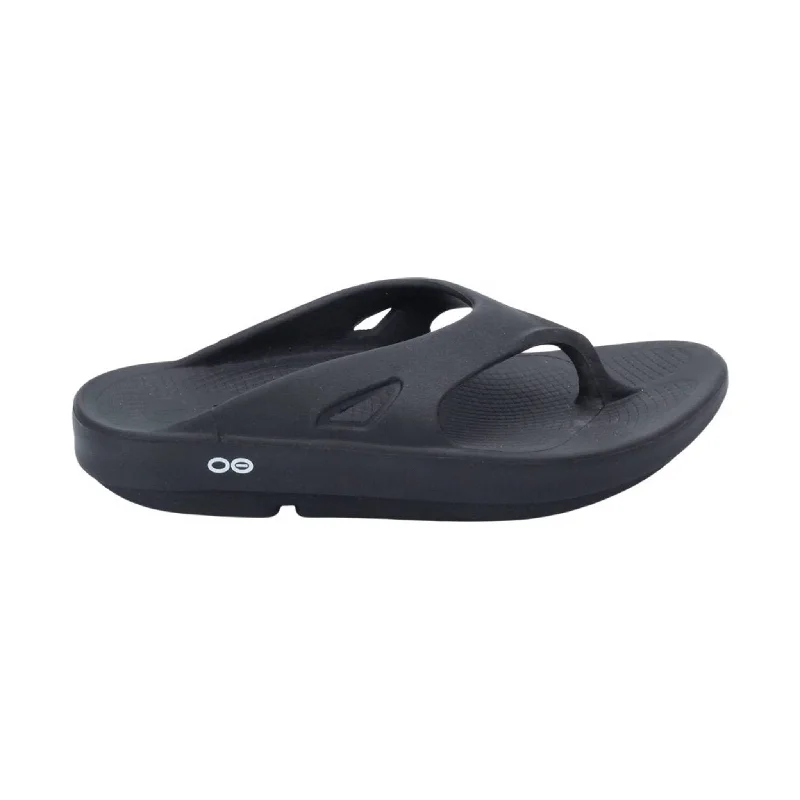 Trendy Casual Shoes Sale OOfos OOriginal Flip Flop - Black