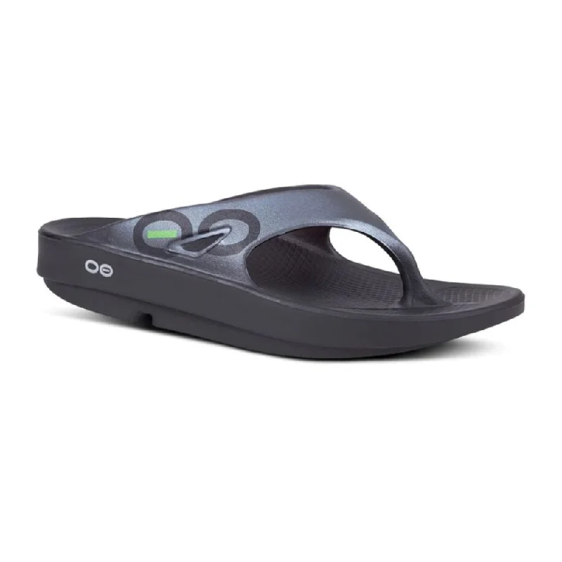 Stylish Running Sneakers Sale Oofos OOriginal Sport Thong - Graphite