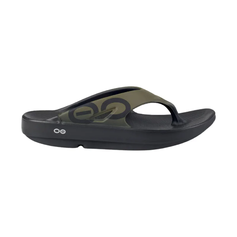 Comfortable Running Boots OOfos OOriginal Sport Sandal - Tactical Green