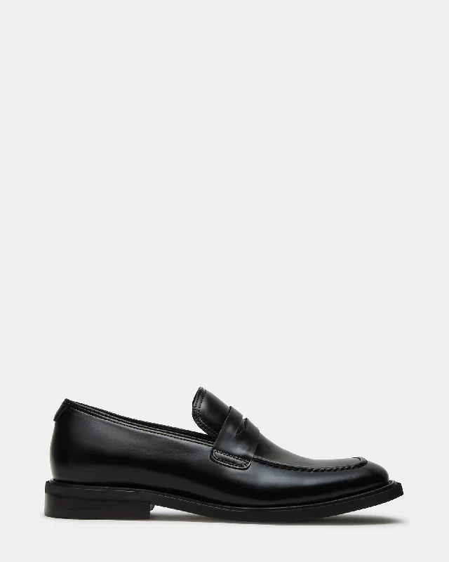 Fashionable Snow Boots PERICON BLACK LEATHER
