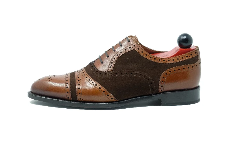 Comfortable Work Sneakers Phillips - MTO - Maple Calf / Mocha Suede - NGT Last - Single Leather Sole Comfortable Work Sneakers Phillips - MTO - Maple Calf / Mocha Suede - NGT Last - Single Leather Sole