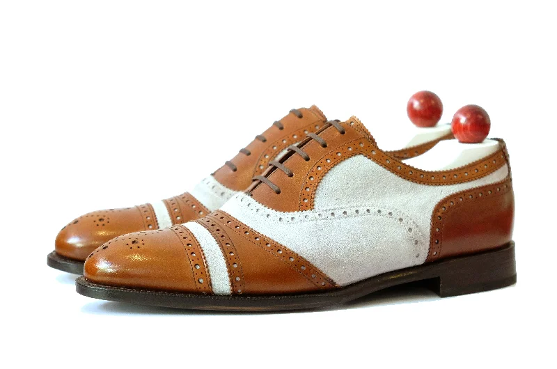 Waterproof Loafers Phillips - MTO - Maple Calf / Pearl Suede