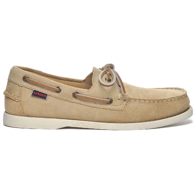 Leather Casual Shoes Portland Roughout - Camel