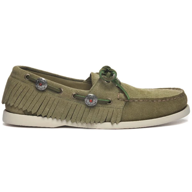 Waterproof Hiking Boots Portland Fringes - Forest Green