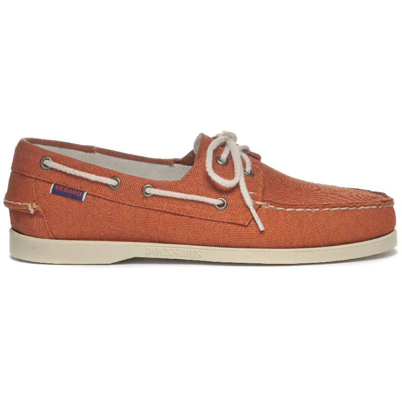 Comfortable Hiking Shoes Portland Washed Canvas - Brandy